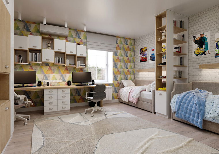 Online design Contemporary Kids Room by Valerii K. thumbnail