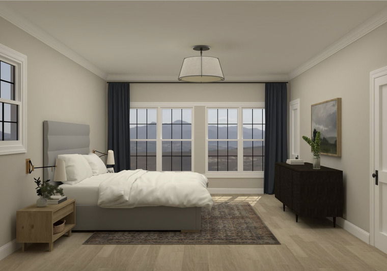 Online design Modern Bedroom by Lauren K. thumbnail