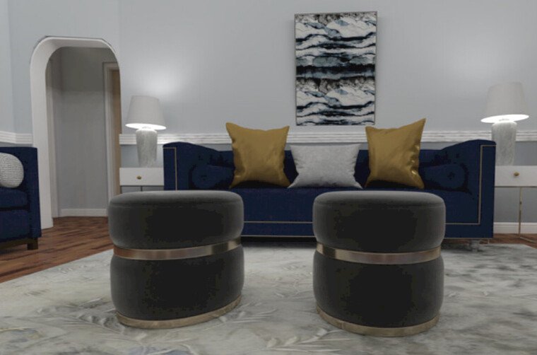 Online design Modern Living Room by Chante F. thumbnail