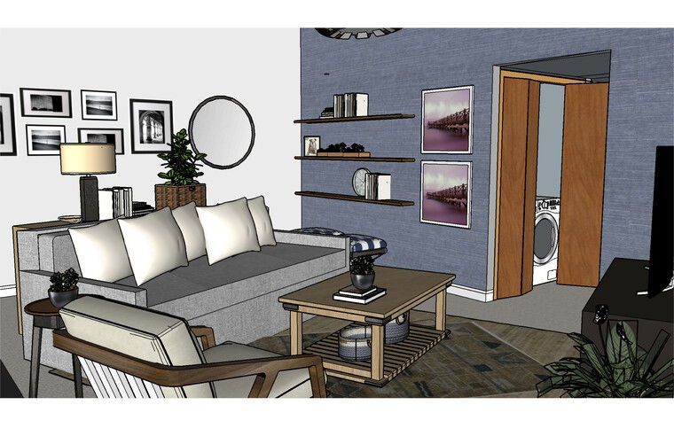 Diseño en línea Sala de Estar Transicional por Stephanie S. miniatura