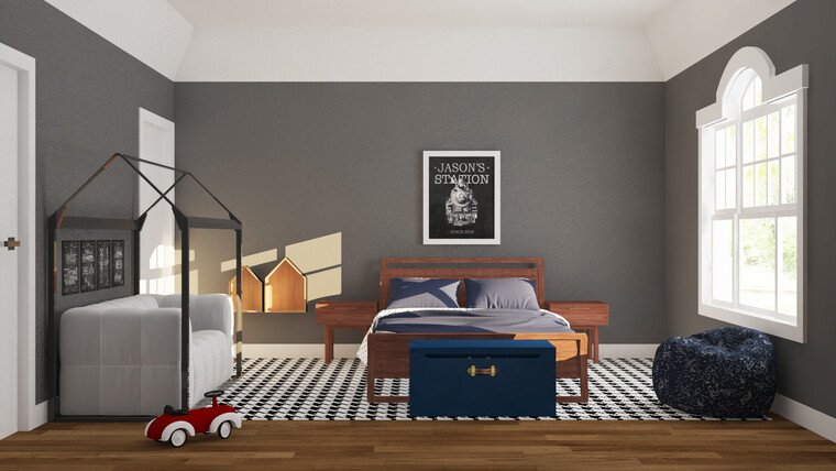Online design Modern Bedroom by Lauren A. thumbnail