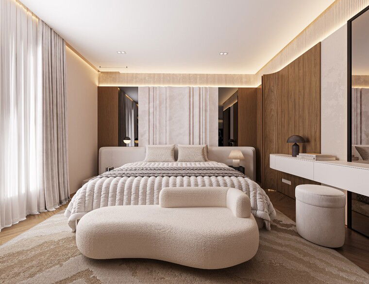 Online design Contemporary Bedroom by Sahar M. thumbnail