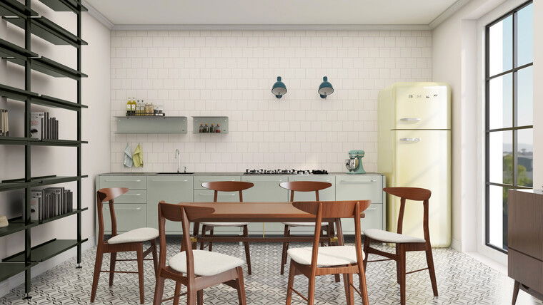 Online design Eclectic Kitchen by Anna Y. thumbnail