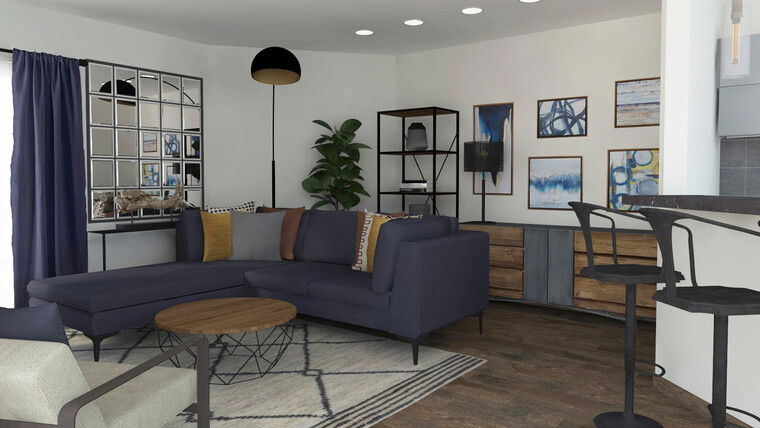 Online design Modern Living Room by Selma A. thumbnail