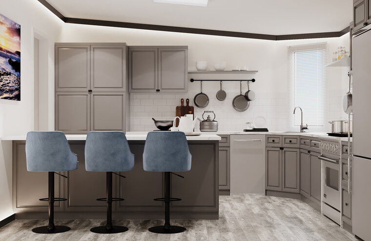 Online design Contemporary Kitchen by Nor Aina M. thumbnail