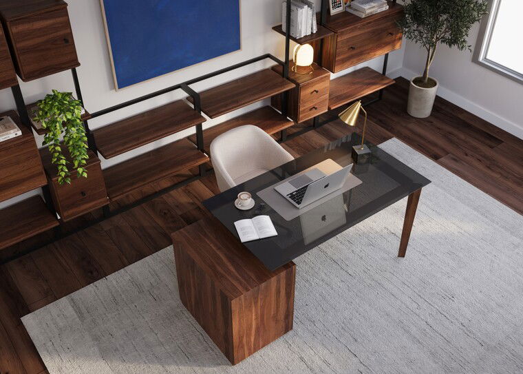 Online design Contemporary Home Office by Thoraya A. thumbnail