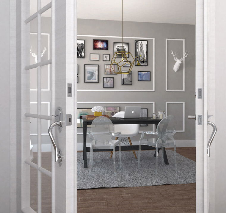 Online design Transitional Home Office by Francis D. thumbnail