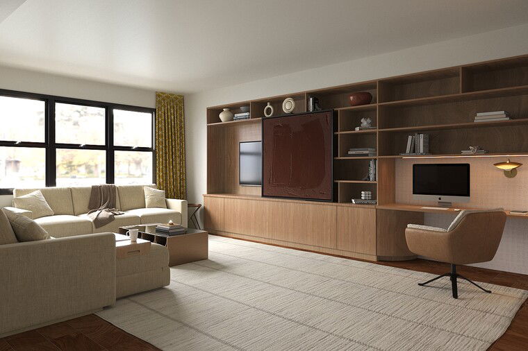 Online design Traditional Living Room by Kyra V. thumbnail