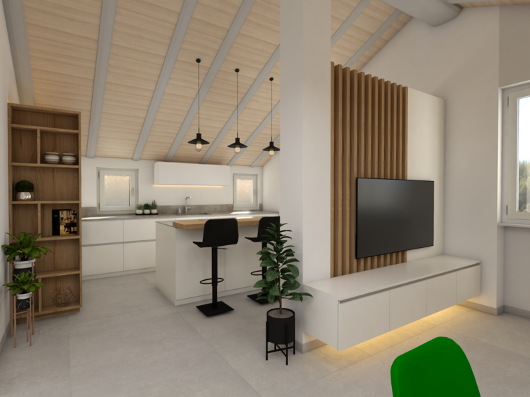 Online design Modern Combined Living/Dining by Francesca B. thumbnail