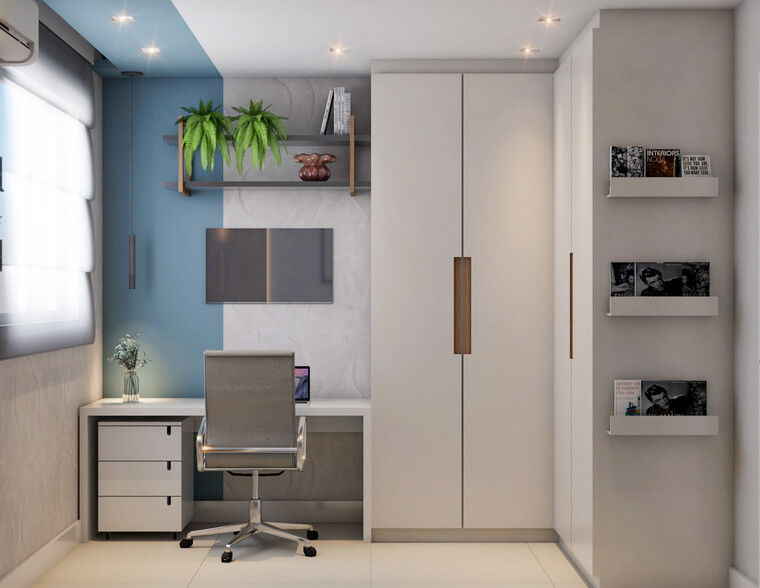 Online design Contemporary Home Office by Mônica B. thumbnail