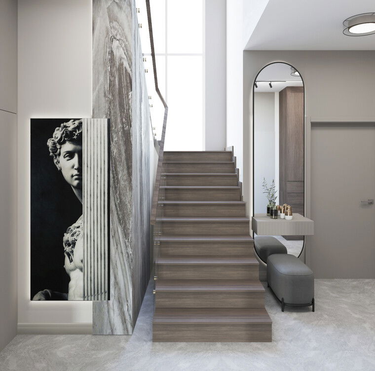 Online design Transitional Hallway/Entry by Talyana V. thumbnail