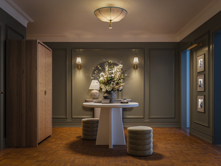 Online design Transitional Hallway/Entry by Pateniah M. thumbnail