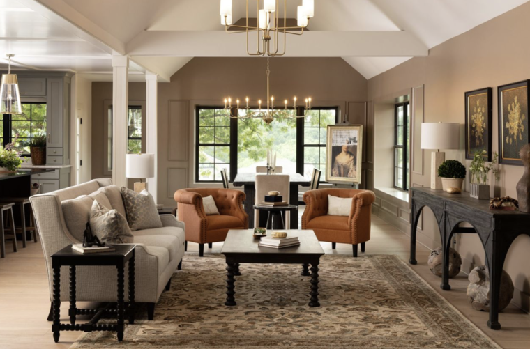 Online design Transitional Living Room by Mary C. thumbnail