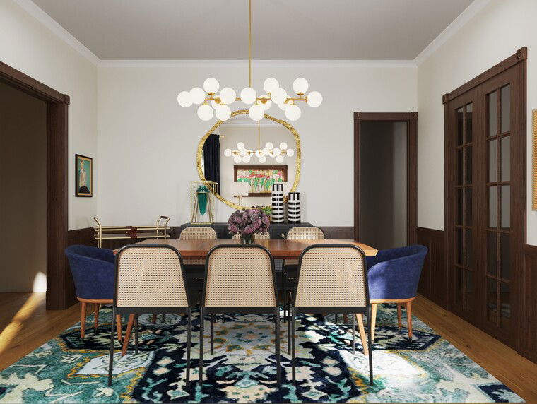 Online design Eclectic Dining Room by Casey H. thumbnail