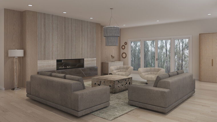 Online design Contemporary Living Room by Iulia B. thumbnail