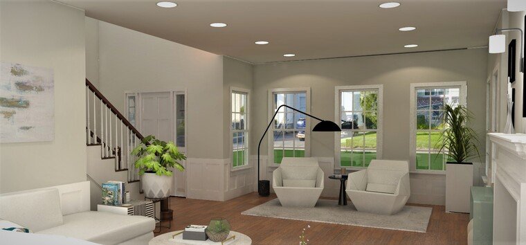 Online design Contemporary Living Room by Brittany J. thumbnail