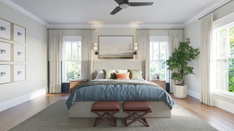 Online design Transitional Bedroom by Carine C. thumbnail