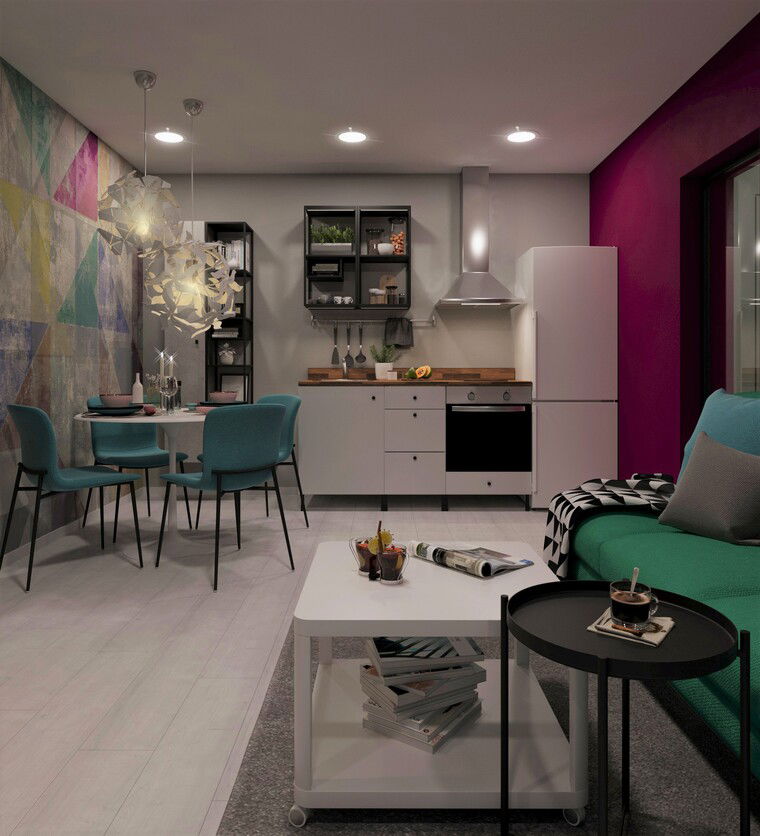 Online design Modern Combined Living/Dining by Irena P. thumbnail