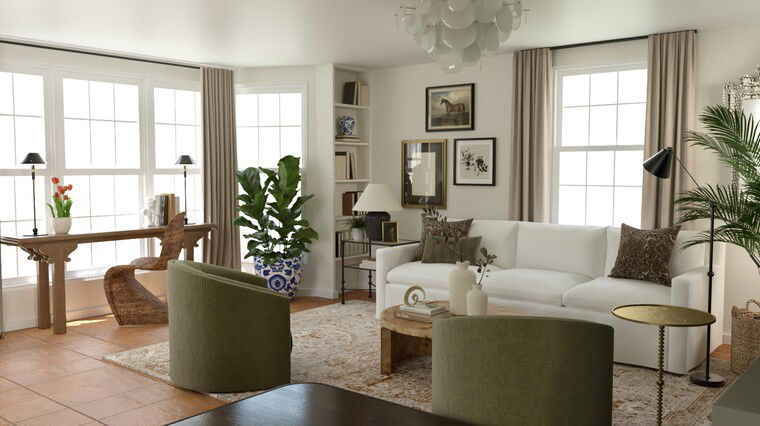 Online design Transitional Living Room by Marya W. thumbnail