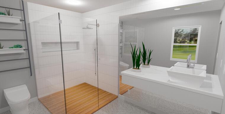 Online design Modern Bathroom by Britney M. thumbnail