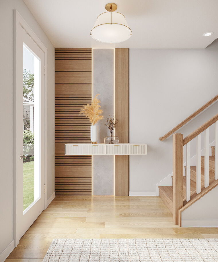 Online design Modern Hallway/Entry by Kamila A. thumbnail