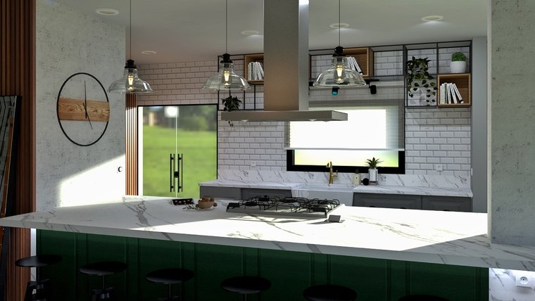 Online design Modern Kitchen by Yasmin C. thumbnail