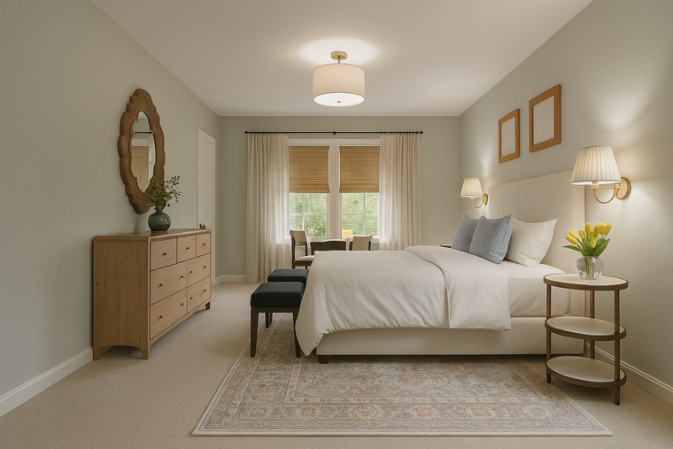Online design Traditional Bedroom by Sharlene Y. thumbnail