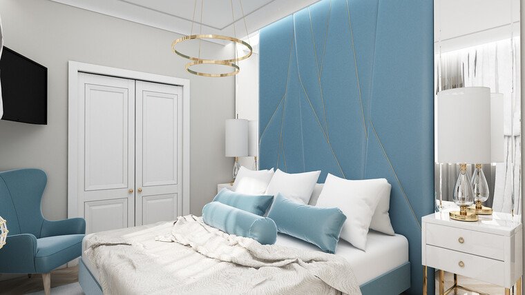 Online design Glamorous Bedroom by Ioana A. thumbnail