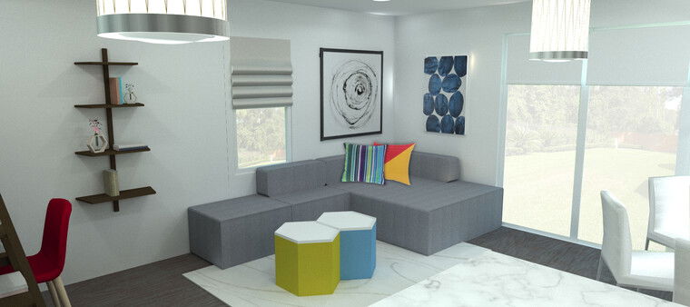 Online design Modern Living Room by Merry M. thumbnail