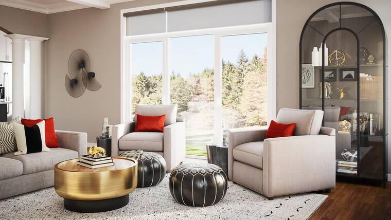 Online design Transitional Living Room by Tee A. thumbnail