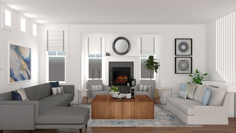 Online design Contemporary Living Room by Jessica S. thumbnail