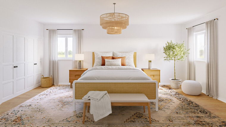 Diseño en línea Dormitorio Glamouroso por Maria G. miniatura