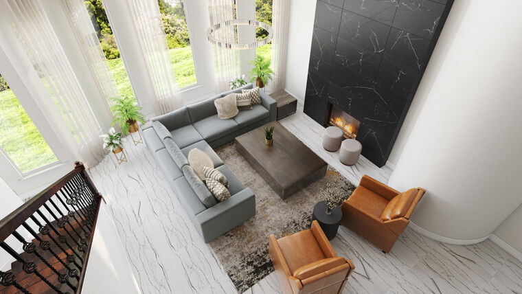 Online design Contemporary Living Room by Liana S. thumbnail