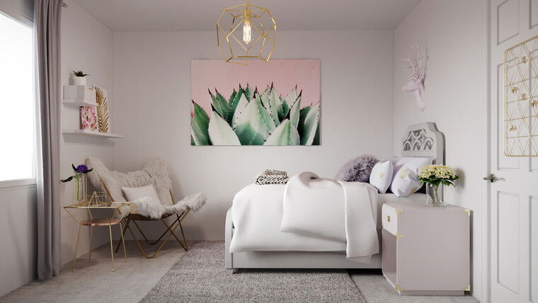 Online design Glamorous Bedroom by Sarah M. thumbnail