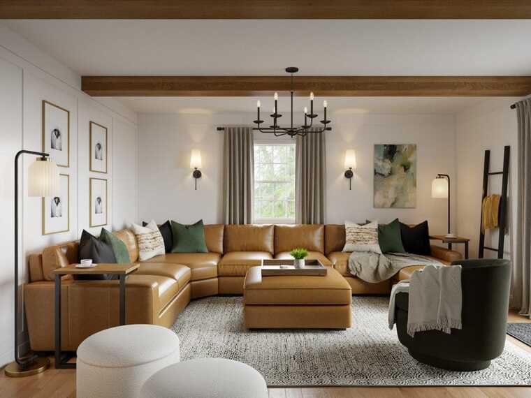 Online design Transitional Living Room by Rachel H. thumbnail