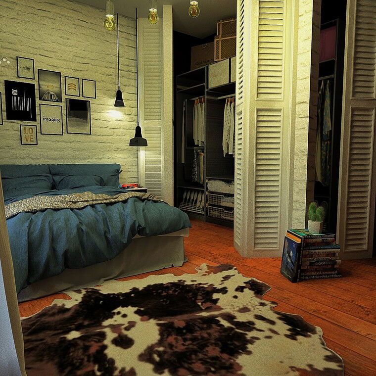 Diseño en línea Dormitorio Ecléctico por Ahmed E. miniatura