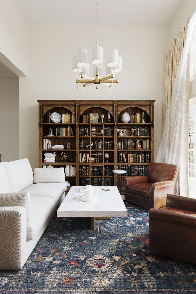 Online design Traditional Living Room by Jessica Z. thumbnail