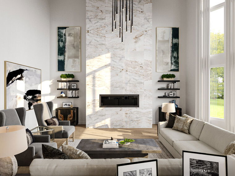 Online design Modern Living Room by Berkeley H. thumbnail