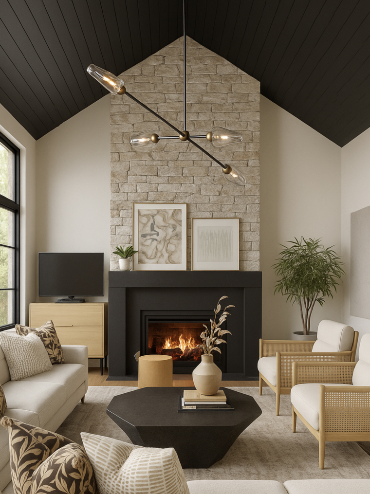 Online design Modern Living Room by Stacy D. thumbnail