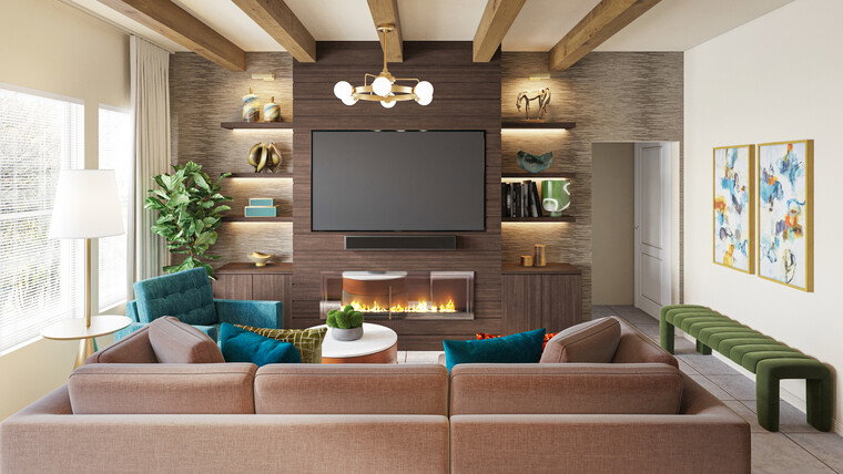 Online design Contemporary Living Room by Sierra G. thumbnail