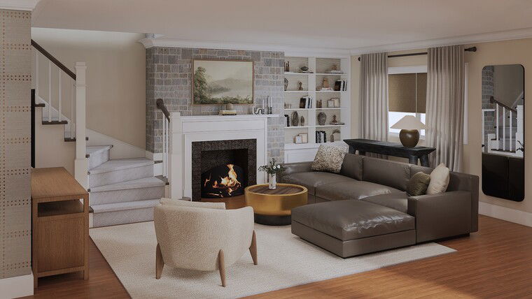 Online design Transitional Living Room by Christina N. thumbnail