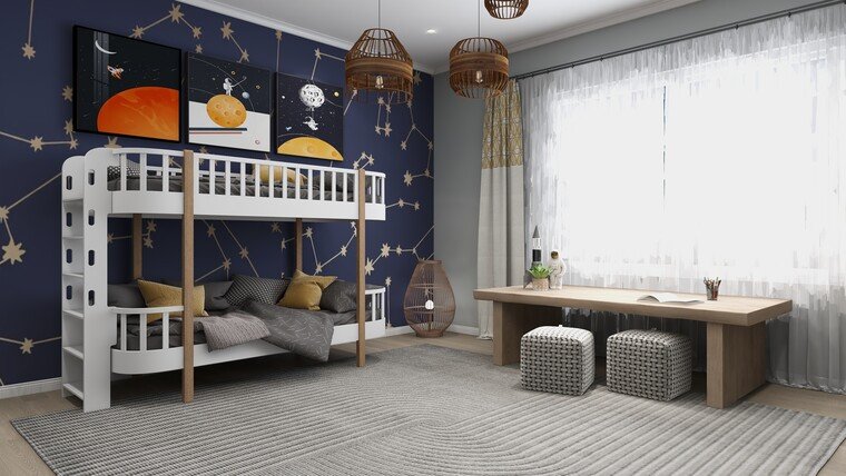 Online design Contemporary Kids Room by Kamila A. thumbnail