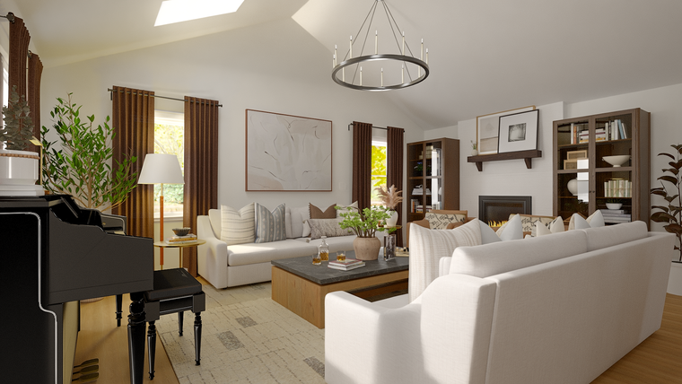 Online design Transitional Living Room by Andrea G. thumbnail