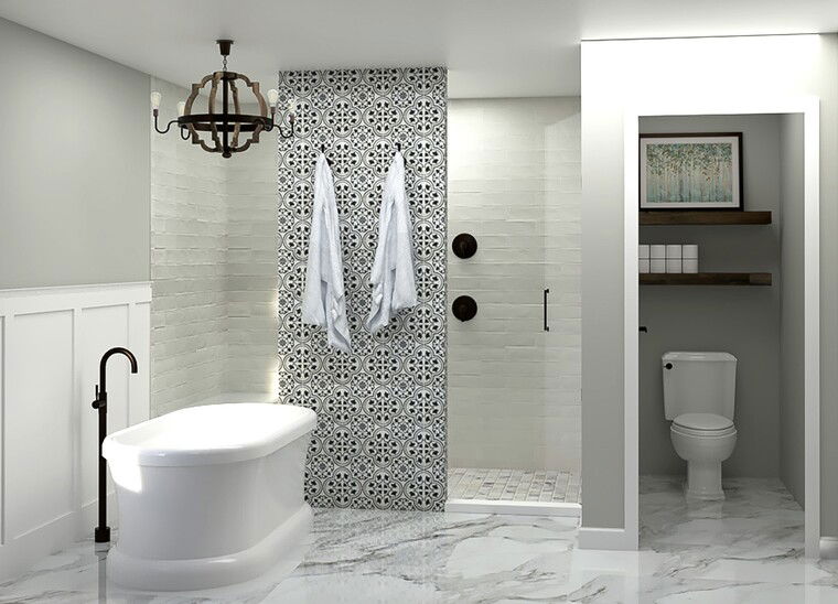 Online design Transitional Bathroom by Betsy M. thumbnail