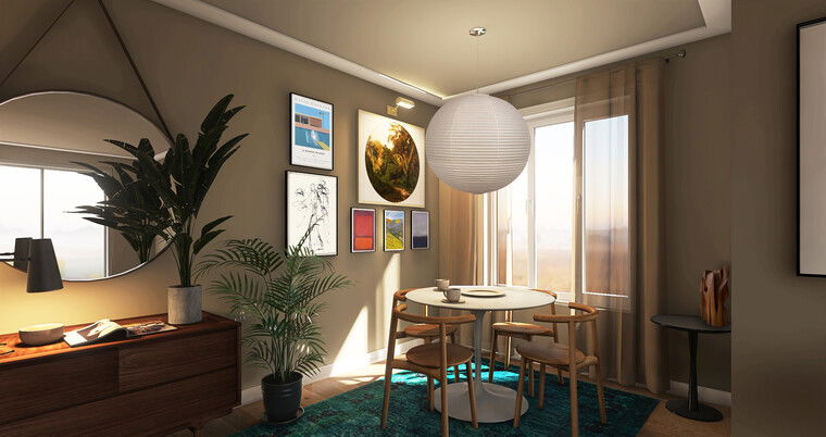 Online design Contemporary Dining Room by Erin R. thumbnail