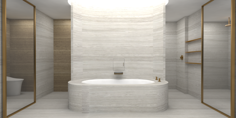 Online design Contemporary Bathroom by Lanny A. thumbnail