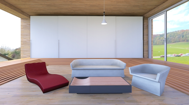 Online design Modern Living Room by Jennifer S. thumbnail