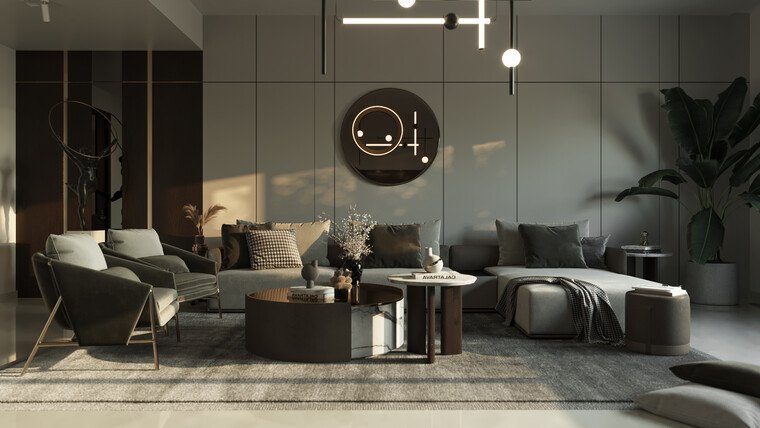 Online design Glamorous Living Room by Helal H. thumbnail