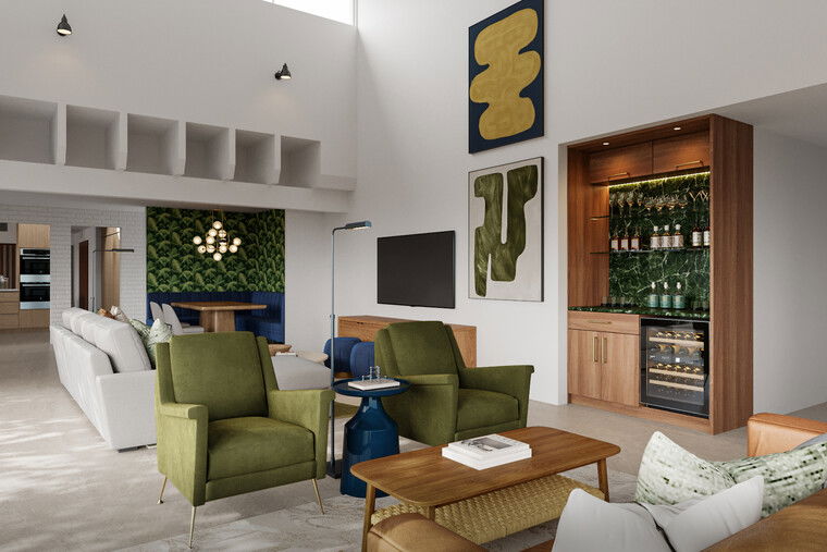 Online design Contemporary Living Room by Laura A. thumbnail