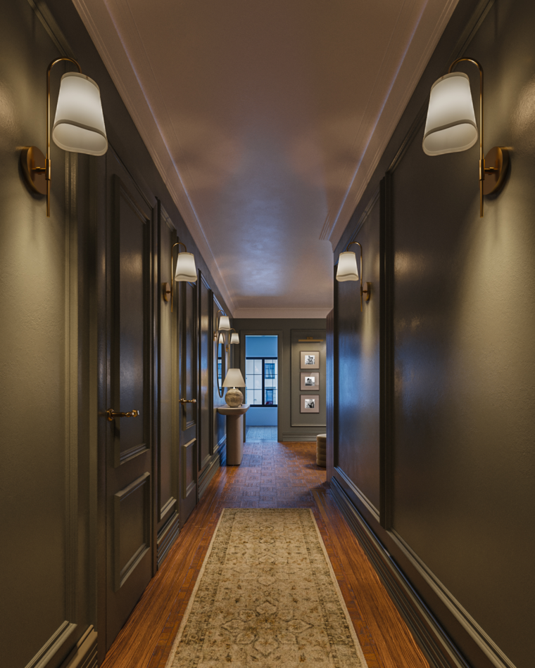 Online design Transitional Hallway/Entry by Pateniah M. thumbnail